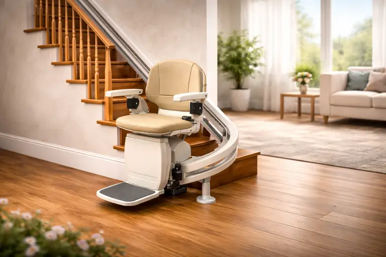 Monte-escalier en Bretagne